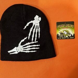 Funny Bones Glow-in-the-Dark Beanie